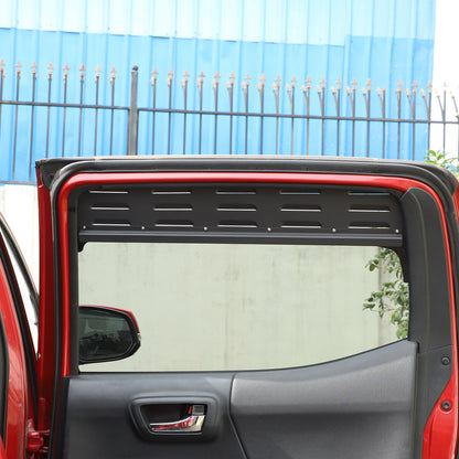 Black Aluminium Alloy Door Window Air Vents Screens For Toyota Tacoma 16-23 14