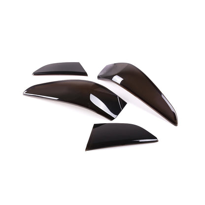 Smoked Black Tail Light Lamp Cover Guard Trim For Mazda 3 2020-21 12