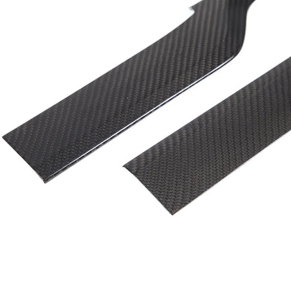 Real Dry Carbon Fiber Center Console Interior Trim Cover For Tesla Model S 23+ 78