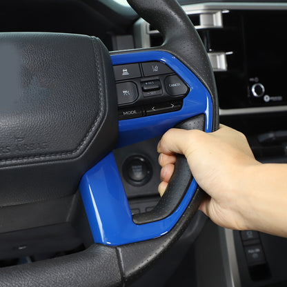 ABS Blue Car Center Panel Trim Interior Accessories For Toyota Tundra 2022-2026 - Variants 6-10 71