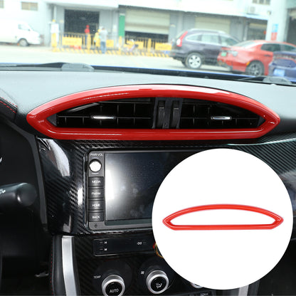 Interior Decorative Trim Red ABS For Toyota 86 Subaru BRZ 12-20 Scion FR-S US 5