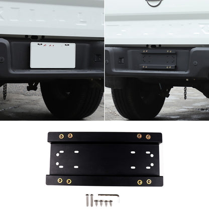 Carbon Steel Front License Plate Frame Trim For Nissan Frontier 22+ (US Version) 2