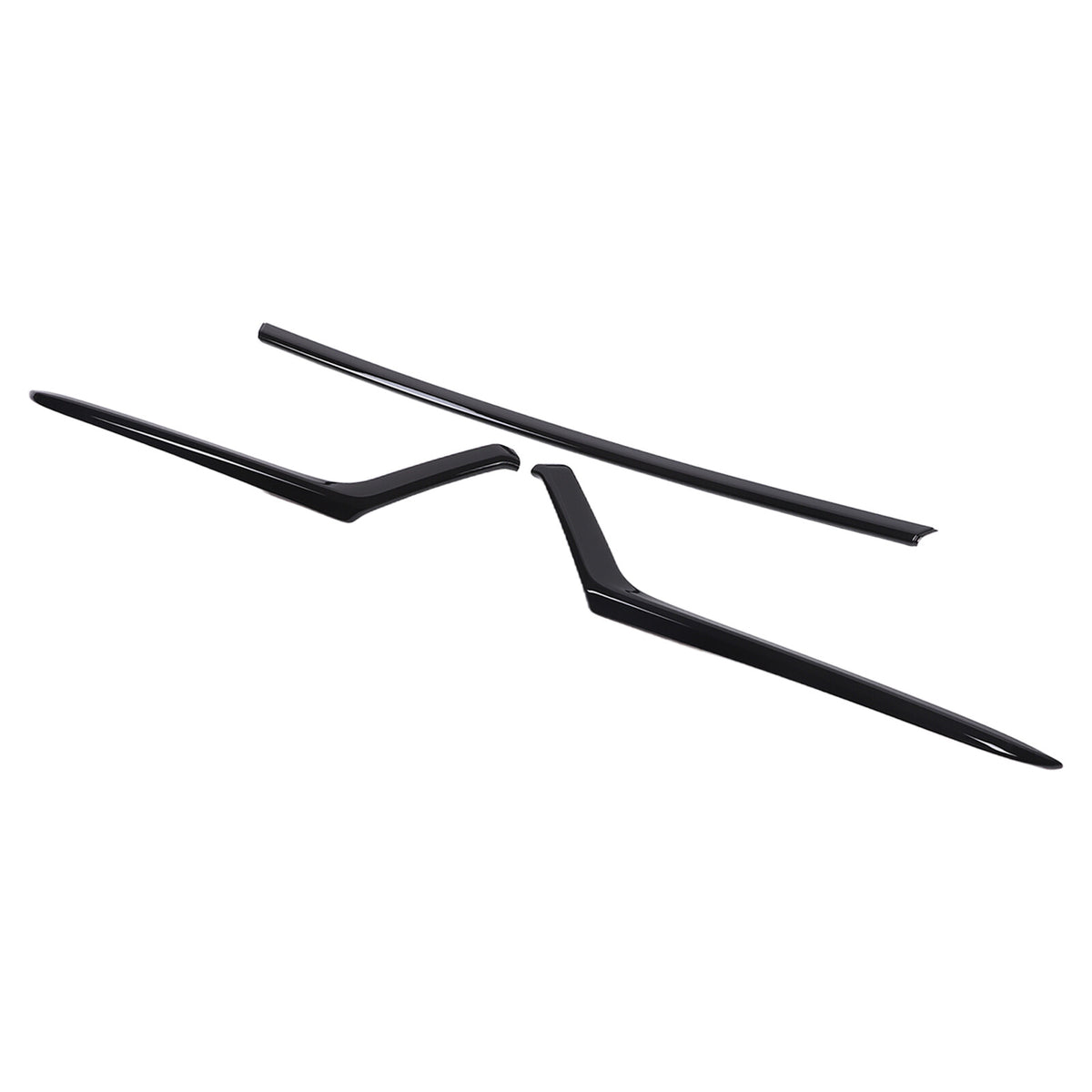 Glossy Black ABS Front Hood Trim Strip Trim For Toyota Grand Highlander 2024+ US 9
