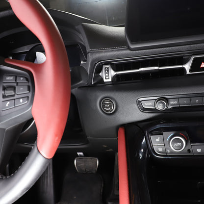 Real Carbon Fiber Full Interior Set Decor Trim Kit For Toyota Supra A90 MK5 19+ 86