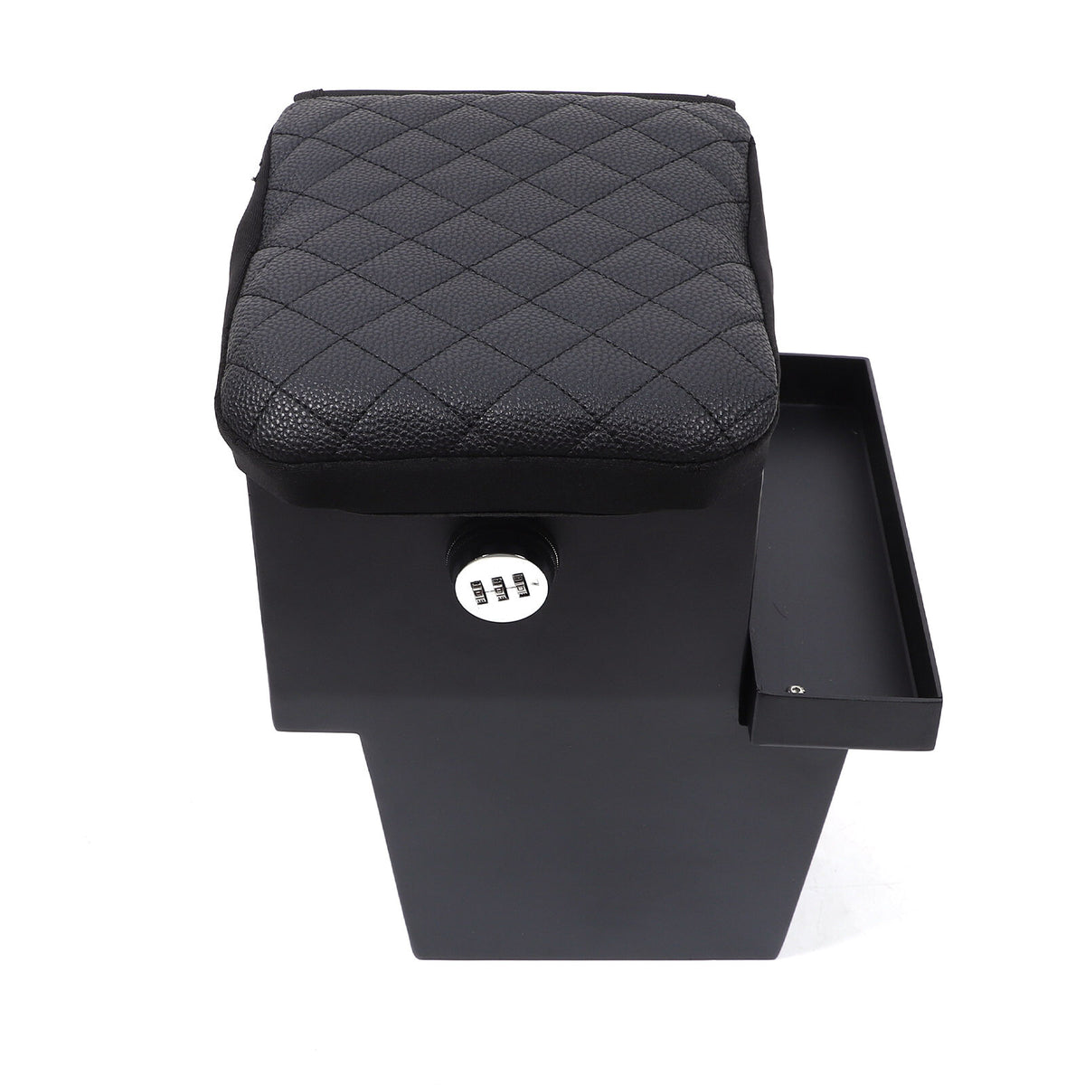 Steel Center Console Armrest Safe Storage Box w Lock For Toyota FJ Cruiser 07-21 2
