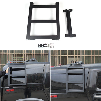 Back Rear Roof Ladder Tailgate Left & Right Side Rack For Hummer H2 03-09 14