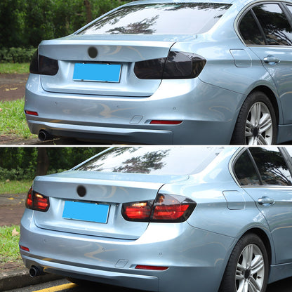 Smoked Black Rear Tail Light Cover Trim For BMW 3 Series F30 F35 /BMW M3 F80 10