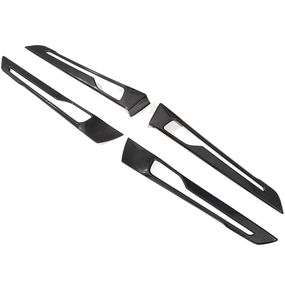 Real Carbon Fiber Interior Inner Door Panel Trim For Porsche Panamera 976 2024+ 5