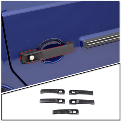 Carbon Fiber Exterior Door Handle Trim For Mercedes-Benz W463 G-Class 19-22 3