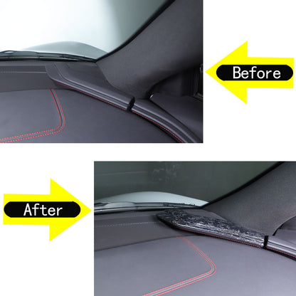 Forged Real Carbon Fiber Full Interior Set Cover Trim Kit For Corvette C8 20-25 - Variants 6-10 32