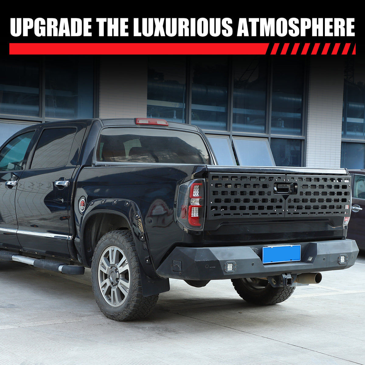 Rear Bed Molle Panel Truck Bed Tailgate Molle Panel For Toyota Tundra 2014-2021 10