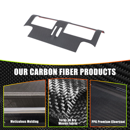 Matte Real Carbon Fiber Rear Air Vent Frame Trim For LR Defender L663 2020-2023 8