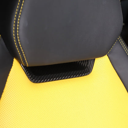 Real Carbon fiber Seat Headrest Back Hook Trim For Lamborghini URUS 18-23 US 5