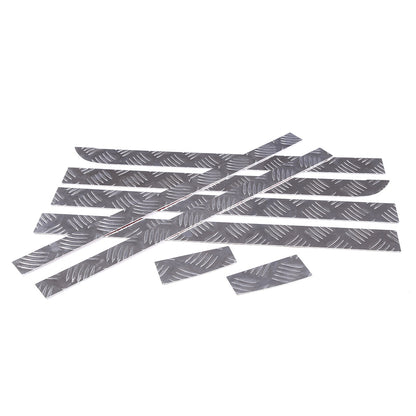 Silver Alloy Tailgate Top Protector Spoiler Cap Cover For Ford Maverick 2022+ 9