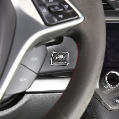 Real Dry Carbon Fiber Interior Center Full Trim Set Kit For Corvette C7 2014-19 57