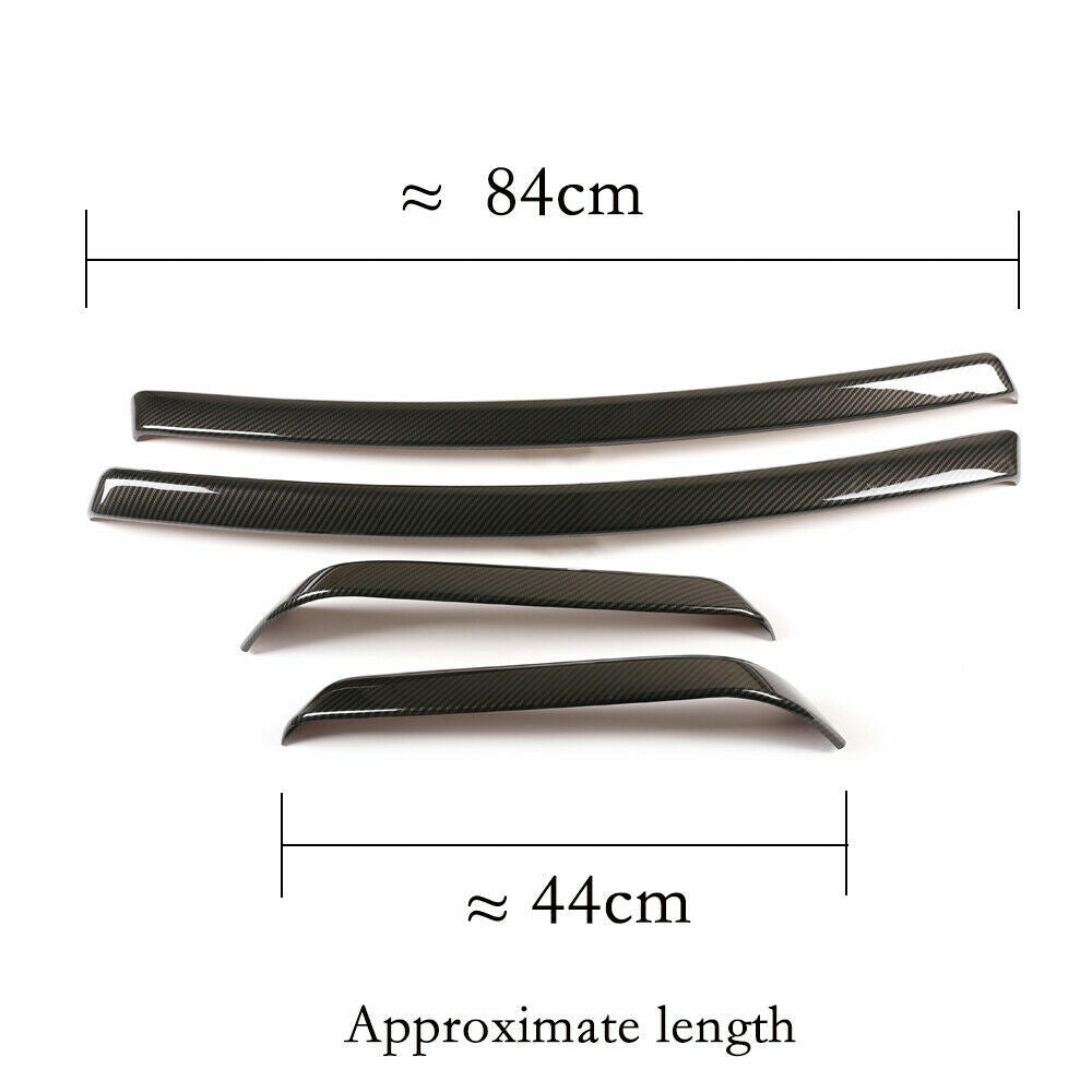 6PCS Carbon Fiber Style Interior Trim For BMW 3 Series E90 4 Door 2005-2012 5