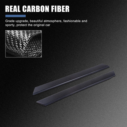 Matte Real Carbon Fiber Center Side Trim Cover For LR Range Rover Vogue L460 23+ 3