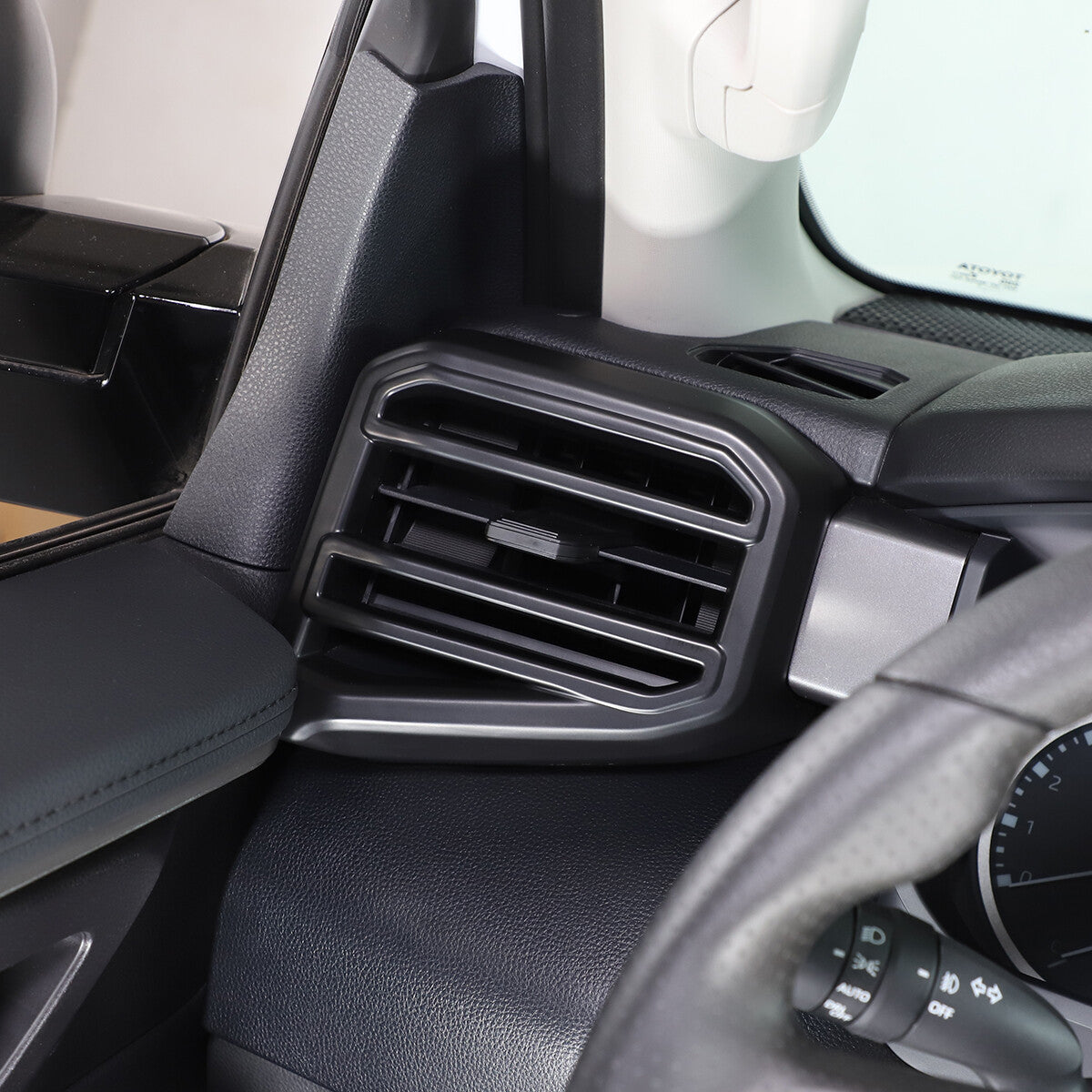 Matte Black ABS Interior Decoration Cover Trim Kit For Toyota Tundra 2022-26 US - Variants 6-10 44