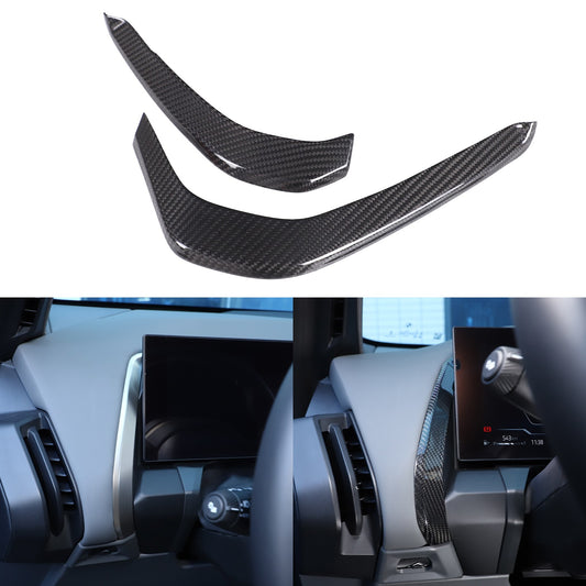 Real Carbon Fiber Interior Full Center Console Trim Cover For BMW X3 G45 2025+ 1