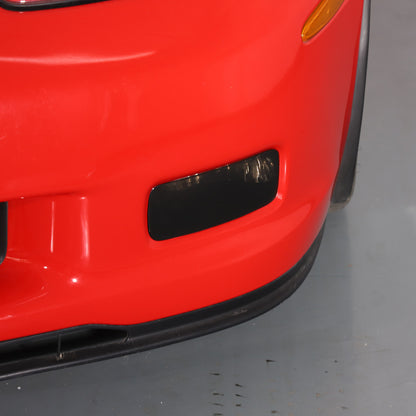 Smoked Black Front Headlight & Rear Tail Light Cover Trim For Corvette C6 05-13 20