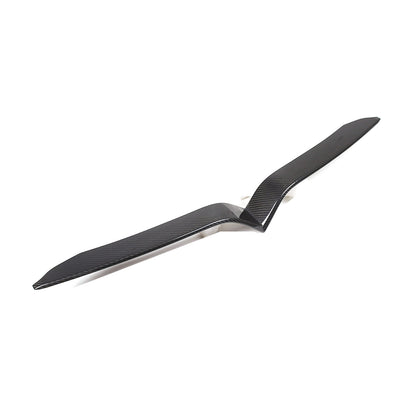 Real Carbon Fiber Front Bumper Grille Cover Molding Trim For Tesla Model S 2023+ 11