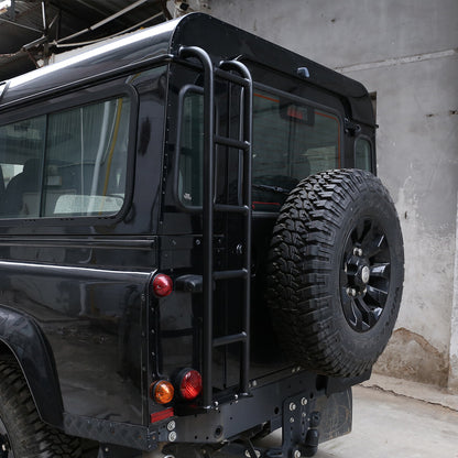 Aluminum Alloy Car Rear Tail Door Ladder Climbing For Land Rover Defender 04-19 8