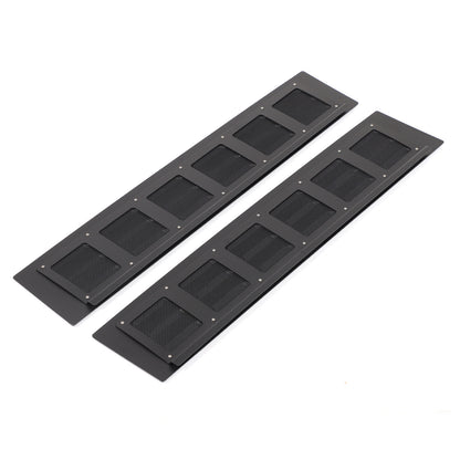 Rear Door Window Louver Air Vent Panel Trim Cover For Toyota Highlander 2022+ 4