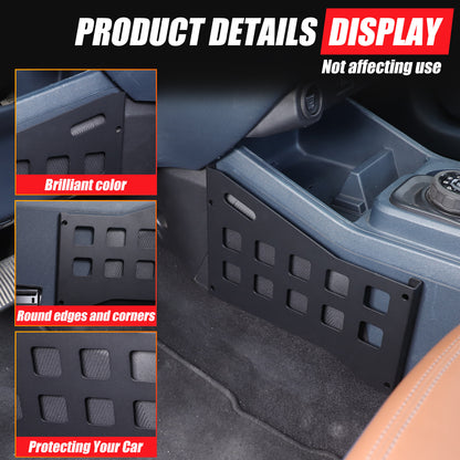 Aluminum Alloy Center Console Side Strorage Hanger Bag For Ford Maverick 2022+ 7