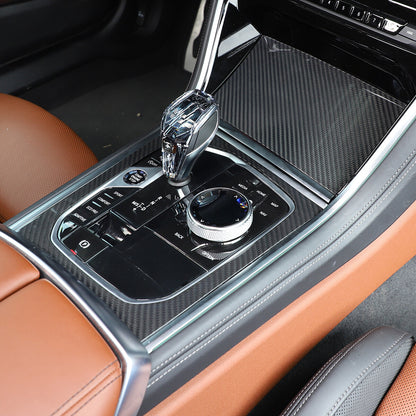 Carbon Fiber Inner Gear Shift Panel Cover TrimFor BMW 8 Series G14 15 16 19-22 8