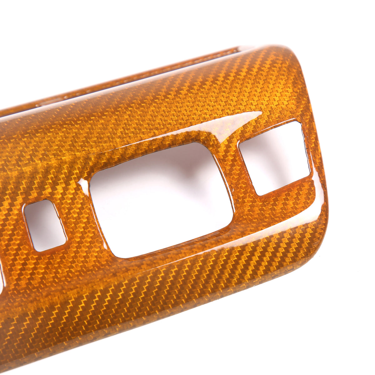 Yellow Carbon fiber Roof Reading Light Panel Trim For Corvette C8 2020-26 9