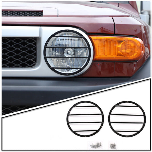 For 2007-2021 Toyota FJ Cruiser Fog Light Lamp Cover Trim Matte Black 2PCS US 1