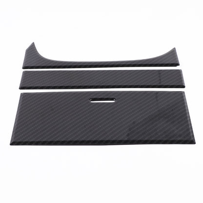 ABS Carbon Fiber Center Console Interior Trim Kit Set For Jaguar F-TYPE 2013-24 8
