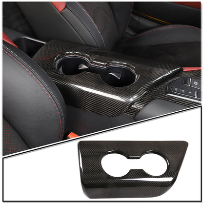 Armrest Box Cover Center Console Carbon Fiber PatternFor Toyota Supra 19-24 2