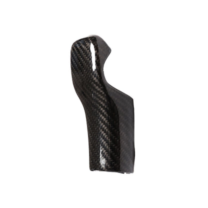 2pcs Carbon fiber Gear Shift Knob Handle Trim Cover For Toyota Supra A90 2019-22 12