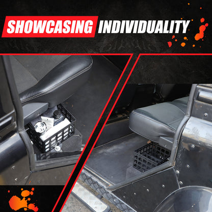 Alloy Second Row Seat Side Storage Basket Tray For LR Defender L316 2004-2018 14