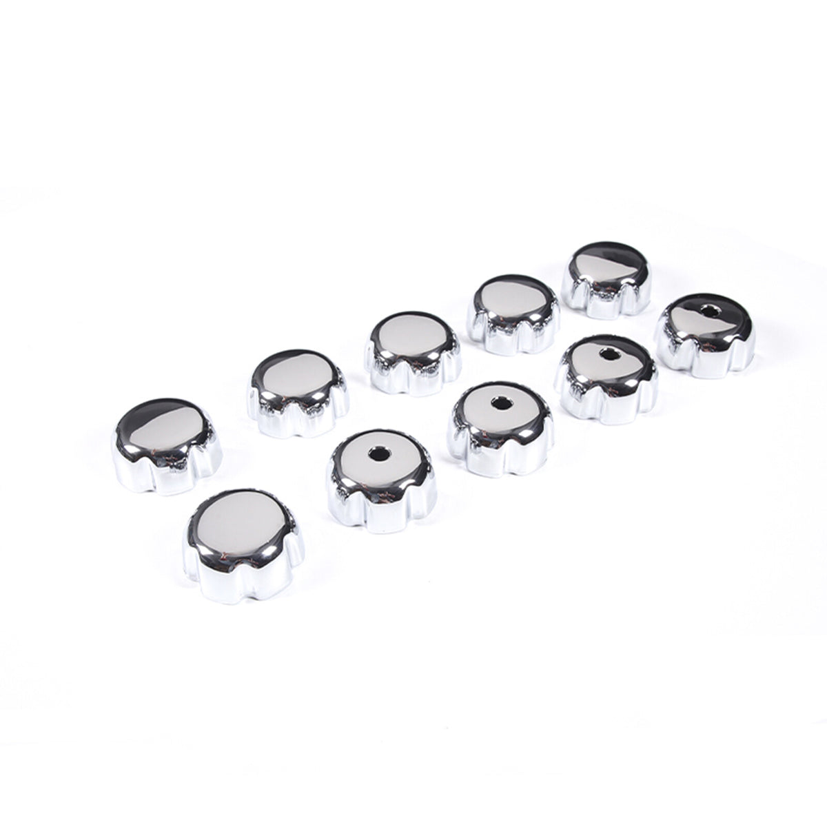 10PCS Silver Chrome Roof Screw Cap Covers Exterior For Hummer H2 2003-2009 13