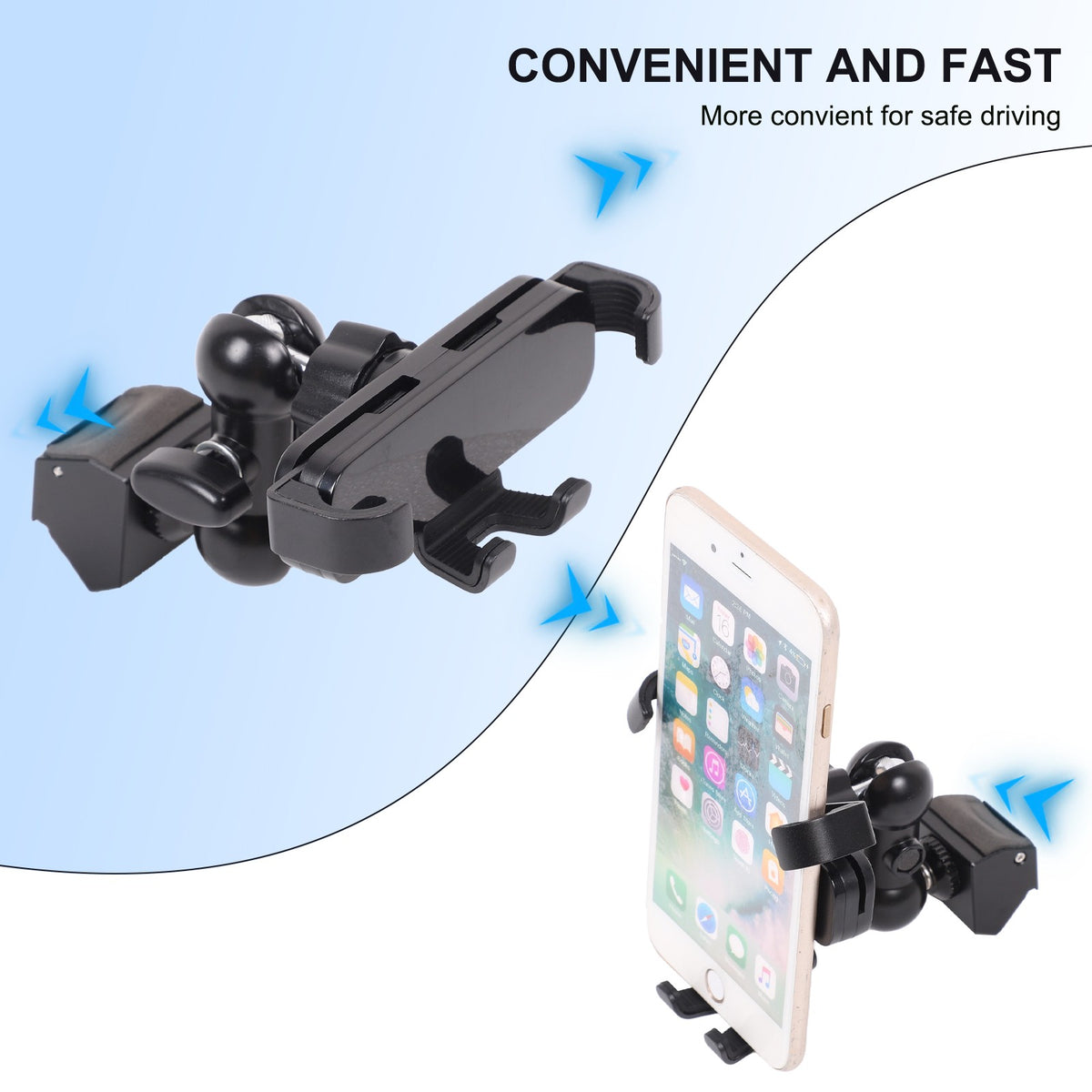 Inner Dashboard Air Vent Phone Holder Mount Bracket For Corvette C8 2020-2025 20