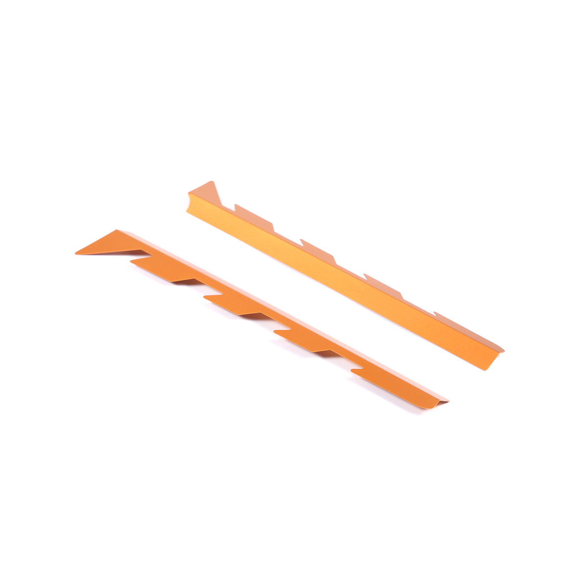 Orange Aluminum Engine Bay Engine Side Cover Plate Trim For Corvette C8 2020-26 9