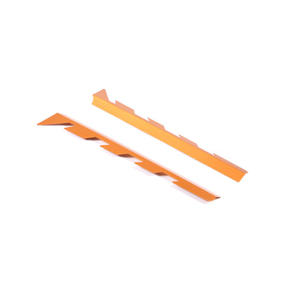 Orange Aluminum Engine Bay Engine Side Cover Plate Trim For Corvette C8 2020-26 9