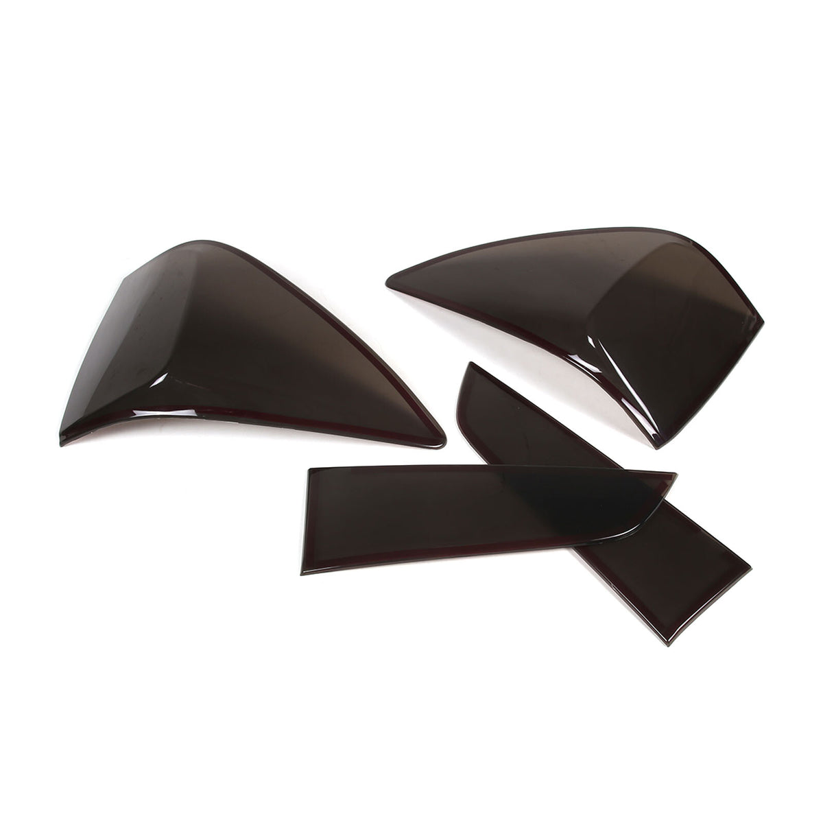 Smoked Blackout Tail Light Lamp Cover Bezel Overlay Trim For Honda Pilot 2016-22 7