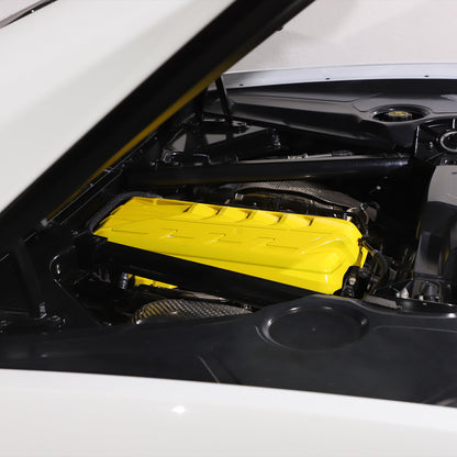 Yellow Replacement Engine hood panel Trim Cover For Corvette C8 2020-26 US 6