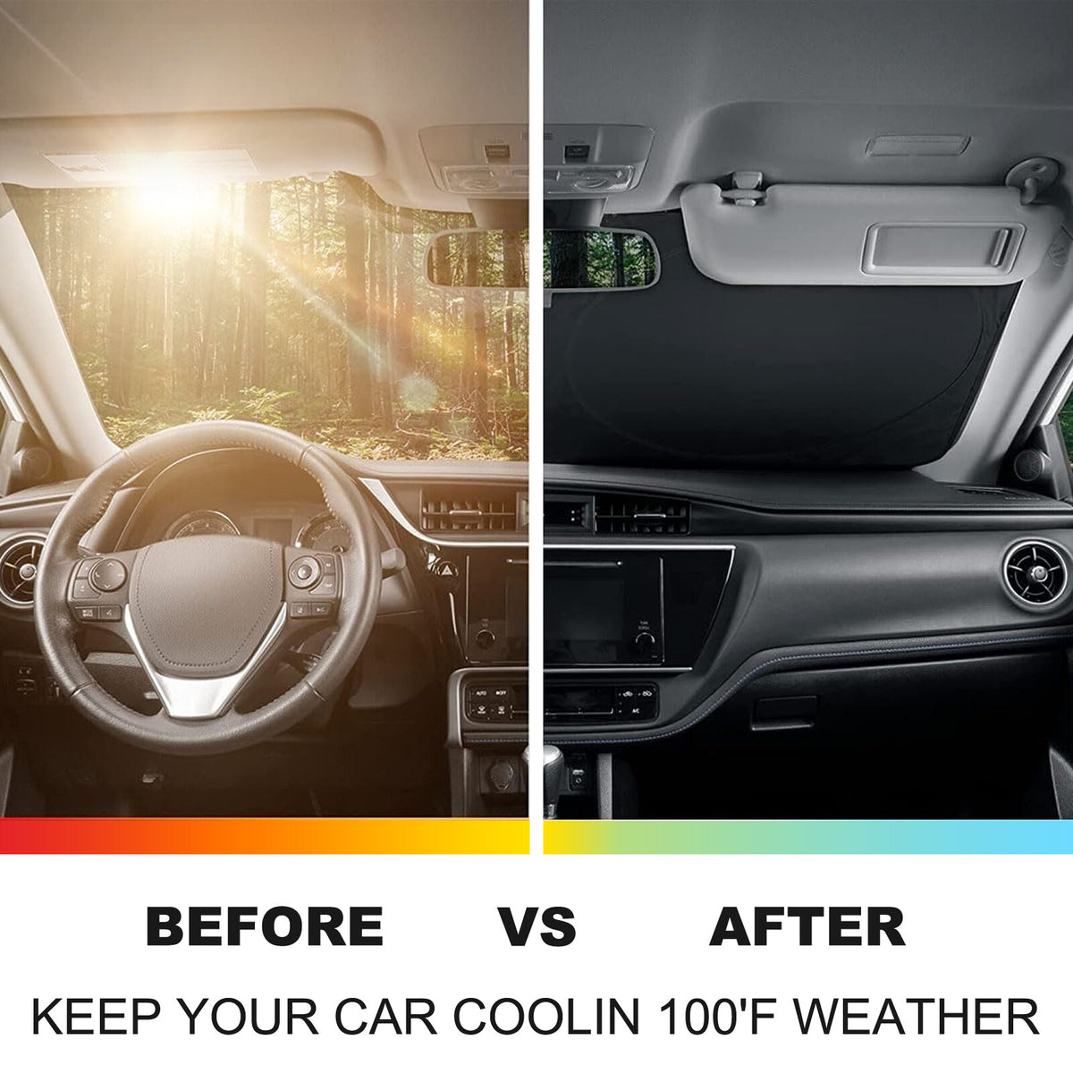 Car Full Window Sunshade Cover Shade Sun For Toyota Land Cruiser LC250 24+ US 10