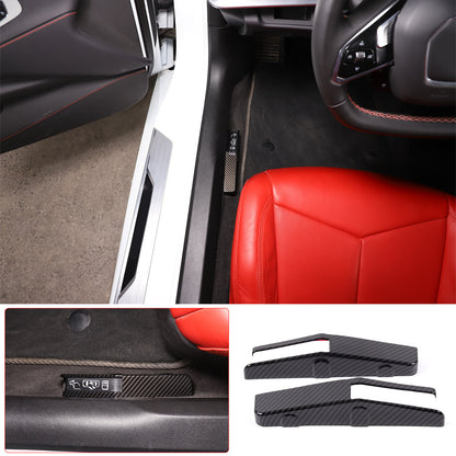 Carbon Fiber ABS Interior Full Decor Cover Trim Kit For Corvette C8 2020-2025 - Styles 31-35 9