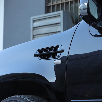 Glossy Piano Black Side Air Fender Vent Trim For Cadillac Escalade 2007-2014 9