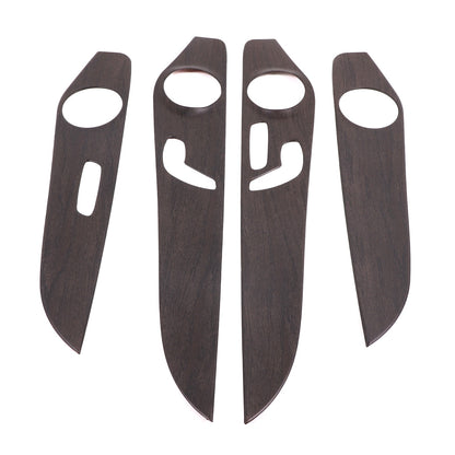Oak Wood Grain ABS Interior Door Panel Trim For Benz C-Class W205 2015-2021 US 15