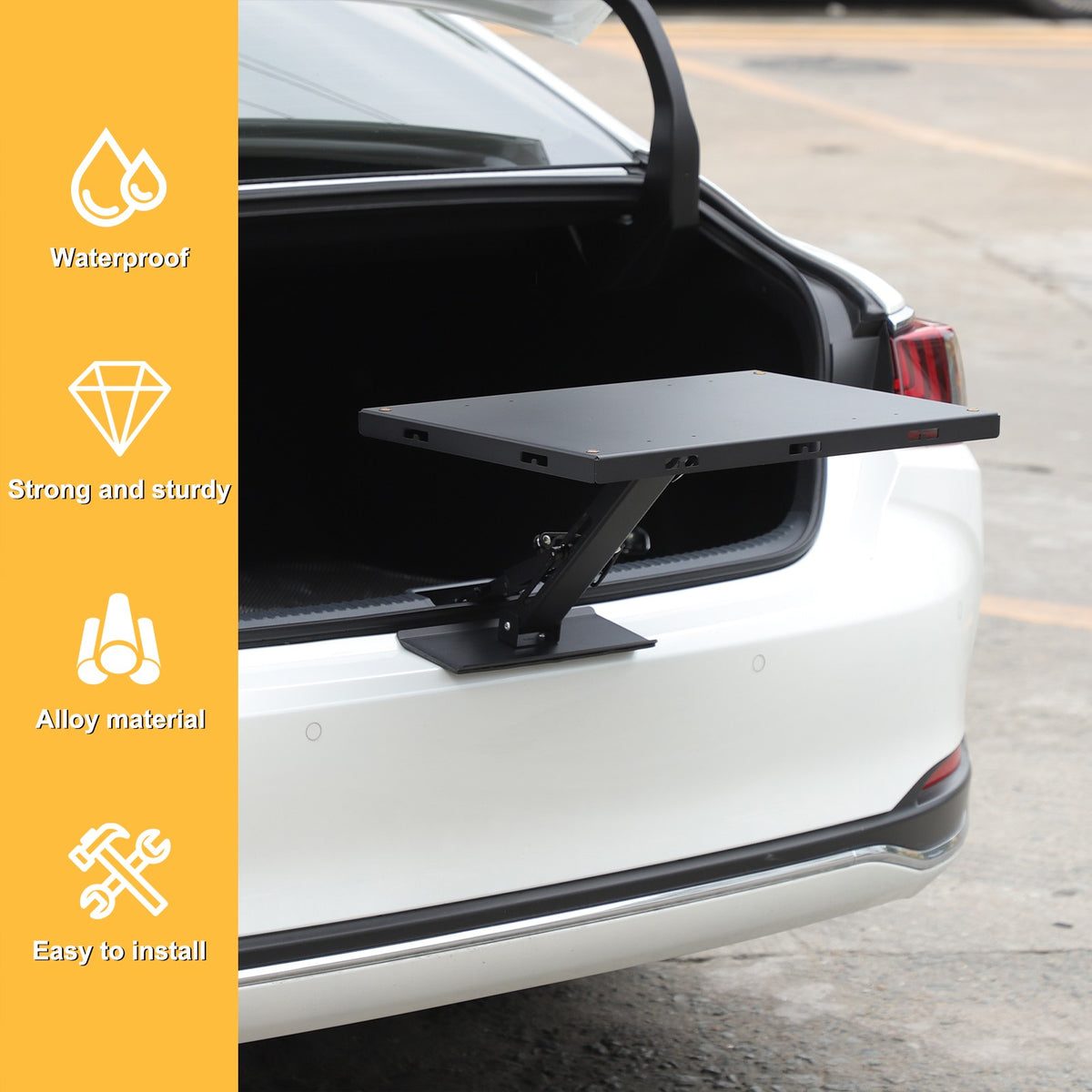 Car Camping Portable Trunk Lock Latch Table For Lexus ES 2018+ 21