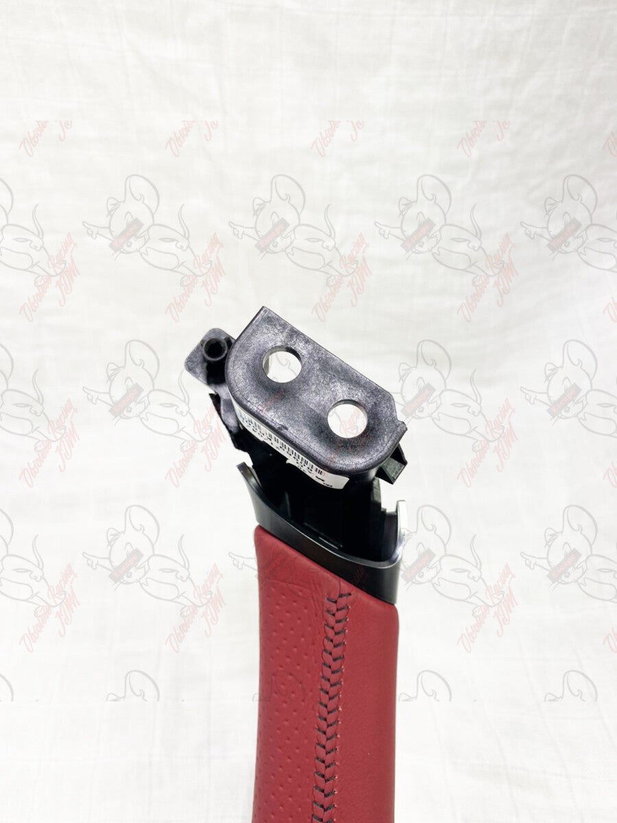 NISSAN Genuine R35 GT-R Red Leather Front Door Pull Handle Right & Left Set OEM 7