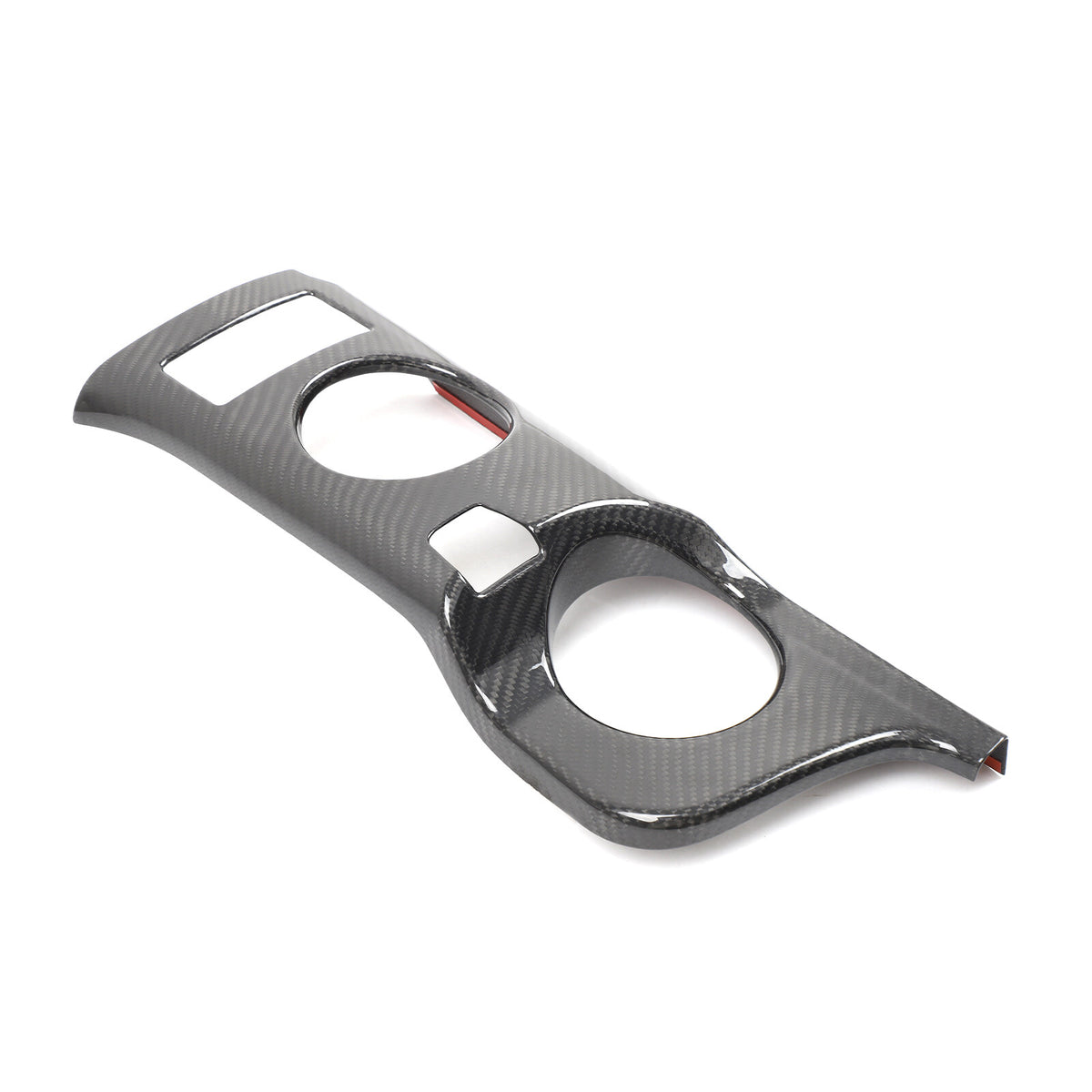 Real Carbon Fiber Center Console Cup Holder Panel Trim for Nissan 400Z 6