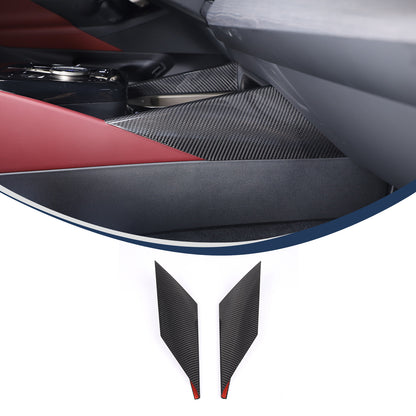 Real Carbon Fiber Center Console Gear Side Trim For BMW 5 Series G60 i5 2024+ 4