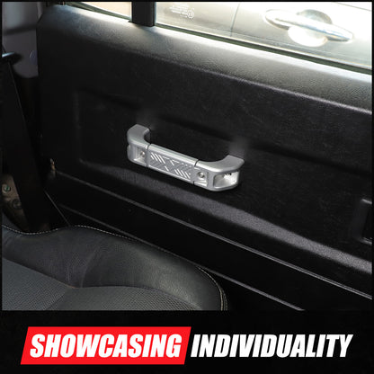 Mecha Silver Replacement Interior Door Handle Grab For LR Defender L316 2004-18 23